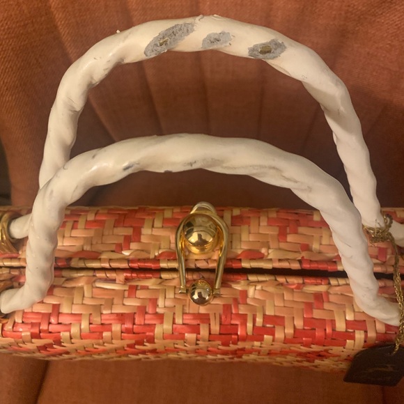 Vintage Italian Wicket Koret bag - Picture 3 of 6